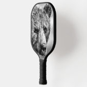 Raquette De Pickleball Portrait d'ours grizzli (Gauche)