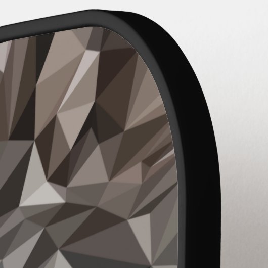 Raquette De Pickleball Portrait géométrique Wolf Lone (Détail gauche)