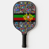 Raquette De Pickleball Portugais conçoit Pickleball Paddle (Verso)