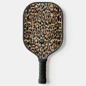 Raquette De Pickleball Poster de animal Leopard élégant avec n'importe qu (Verso)