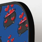 Raquette De Pickleball Potion d'amour des coeurs (Détail gauche)