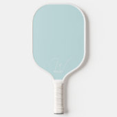 Raquette De Pickleball Poudre Monogramme Pickleball Paddle avec nom (Recto)