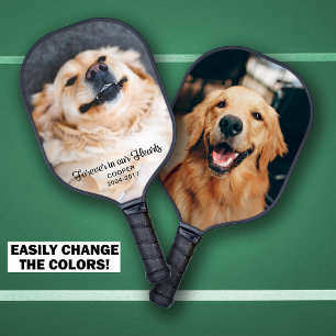 Raquette De Pickleball Pour toujours dans nos coeurs Pet Memorial Keepsak