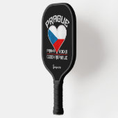 Raquette De Pickleball Prague / Praha nom personnalisé (Gauche)