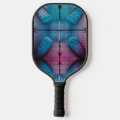 Raquette De Pickleball Precision Target Aqua Dot Grid Pro Pickleball  (Verso)