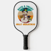 Raquette De Pickleball Prenez un Noël Volley Jolly. Funny Pickleball (Recto)