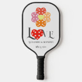 Raquette De Pickleball Préparation de Pickleball Fiançailles Mariage Réce (Verso)