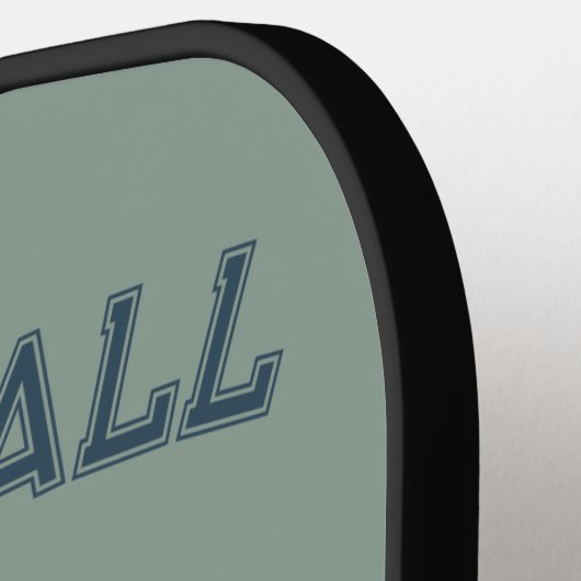 Raquette De Pickleball Preppy Boy Teddy Bear Champagne Pickleball Paddle (Détail gauche)