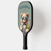 Raquette De Pickleball Preppy Boy Teddy Bear Champagne Pickleball Paddle (Gauche)