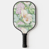 Raquette De Pickleball Pretty Pastel Calla Lily Personalized (Recto)