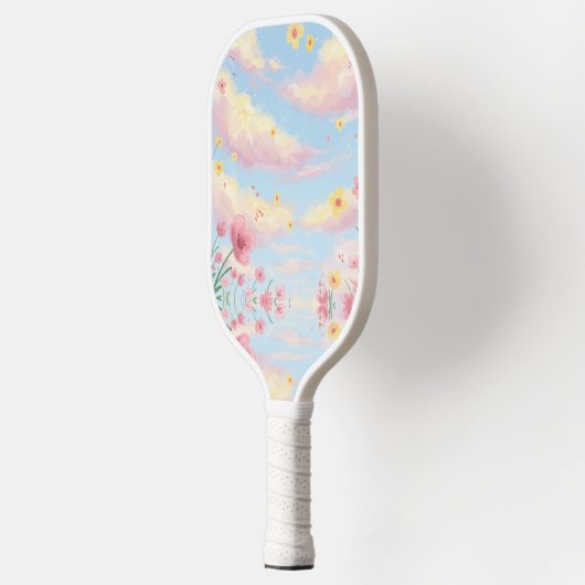 Raquette De Pickleball Pretty rose esthétique floral pickleball paddle (Gauche)