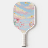 Raquette De Pickleball Pretty rose esthétique floral pickleball paddle (Verso)