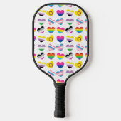 Raquette De Pickleball Pride Hearts Pickleball Racket (Verso)