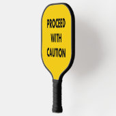 Raquette De Pickleball Procéder Avec Le Signal De Route Attention (Gauche)