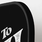 Raquette De Pickleball Professeur De Fierté LGBT Je Promets D'Enseigner L (Détail gauche)