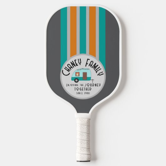 Raquette De Pickleball Profitez de la vie ensemble Retro Camper (Recto)