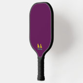 Raquette de Pickleball prune avec initiales (Gauche)