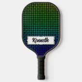 Raquette De Pickleball Psycho Checkers par Kenneth Yoncich (Recto)