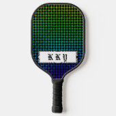 Raquette De Pickleball Psycho Checkers par Kenneth Yoncich (Verso)