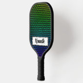 Raquette De Pickleball Psycho Checkers par Kenneth Yoncich (Gauche)
