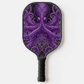 Raquette De Pickleball Purple Octopus Victorian Steampunk Kraken  (Verso)