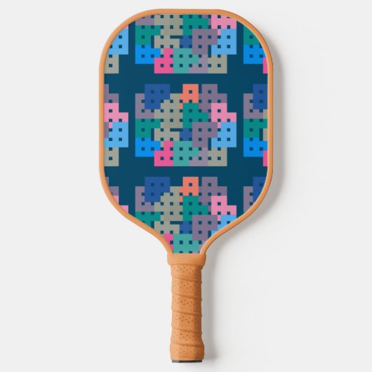 Raquette De Pickleball Puzzle Geo Bricks (Recto)