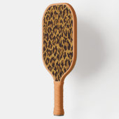 Raquette De Pickleball RAB Rockabilly Imprimé Léopard Marron Or (Gauche)