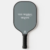 Raquette De Pickleball Raccoon Art déco Pickleball personnalisé Paddle (Verso)