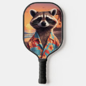 Raquette De Pickleball Raccoon Holiday (Verso)
