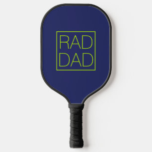 Raquette De Pickleball Rad Papa néon vert marine bleu minimaliste moderne