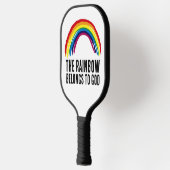 RAQUETTE DE PICKLEBALL RAINBOW APPARTIENT À DIEU PICKLEBALL PADDLE (Gauche)