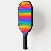 Raquette De Pickleball Rainbow Stripes Design Pickleball Paddle (Gauche)