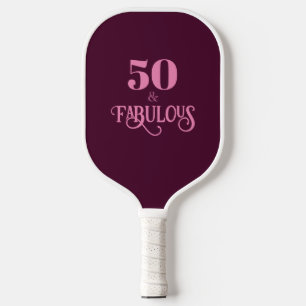 Raquette De Pickleball Rame de pickleball bordeaux Fifty and Fabulous