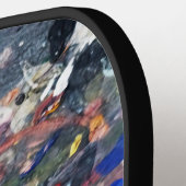 Raquette De Pickleball random art (Détail gauche)