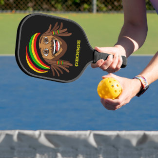 Raquette De Pickleball Rasta Man Jamaïcain