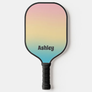 Raquette De Pickleball Ravissante palette de pickleball ombrée avec nom