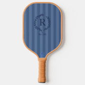 Raquette De Pickleball Rayures de denim Monogram Année de création Prépar (Verso)