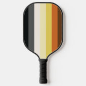 Raquette De Pickleball Rayures de la fierté de l'ours (Recto)