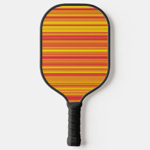 Raquette De Pickleball Rayures Orange Rouge Jaune