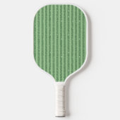 Raquette De Pickleball Rayures verticales simples de couleur vert forêt p (Recto)