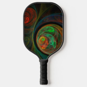 Raquette De Pickleball Reborn Green Art Abstrait