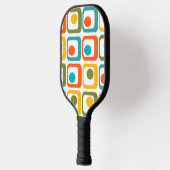 Raquette De Pickleball Rectangles modernes du milieu du siècle (Gauche)