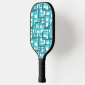 Raquette De Pickleball Rectangles modernes ouvertes du milieu du siècle (Gauche)