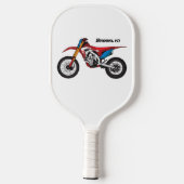 Raquette De Pickleball Red dirt bike motorcycle (Verso)