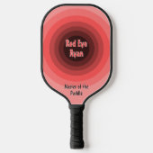 Raquette De Pickleball Red Eye Ryan, Cercles symétriques en rouge (Recto)