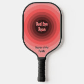 Raquette De Pickleball Red Eye Ryan, Cercles symétriques en rouge (Verso)