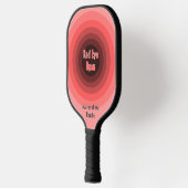 Raquette De Pickleball Red Eye Ryan, Cercles symétriques en rouge (Gauche)