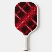 Raquette De Pickleball Red Petunia Ikat (Verso)