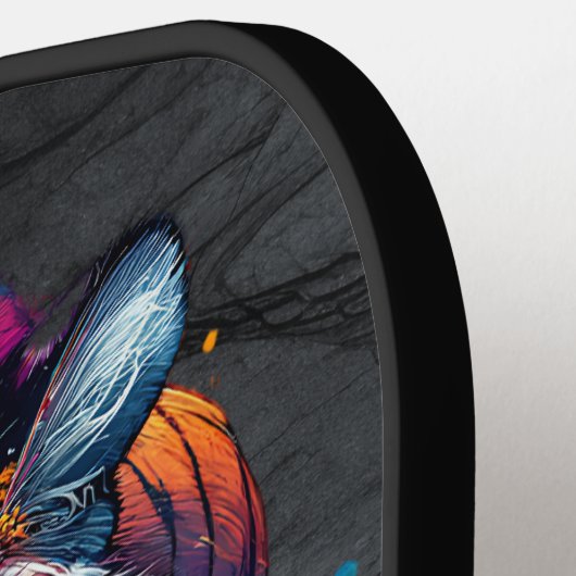 Raquette De Pickleball Réflexion de l'eau potable tigre (Détail gauche)