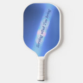 Raquette De Pickleball Réfraction bleue (Verso)